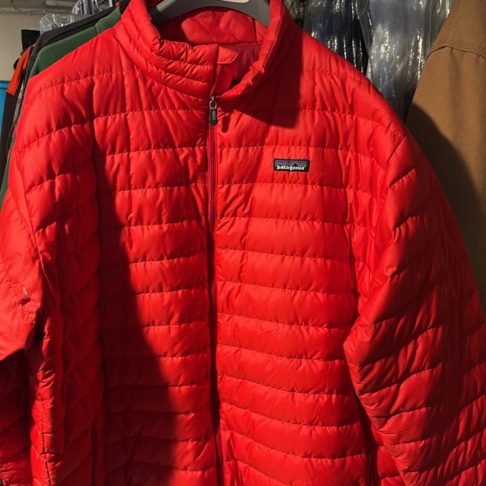 Patagonia Red Puffer Jacket